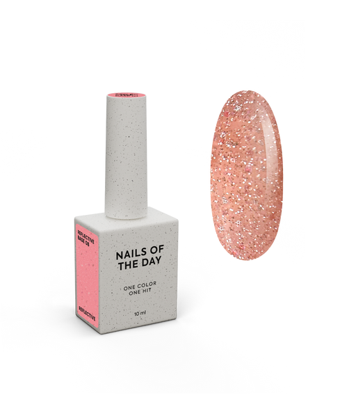 NAILSOFTHEDAY, NAILSOFTHENIGHT Reflective base 08, 10 ml - Ivaka Store
