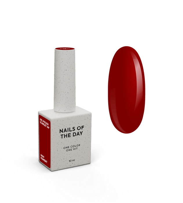 Gel Polish NAILSOFTHEDAY Let's special Scarlet-149, 10 ml - Ivaka Store
