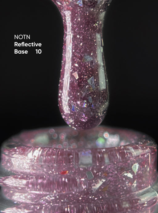 NAILSOFTHEDAY, NAILSOFTHENIGHT Reflective base 10, 10 ml - Ivaka Store