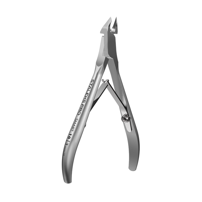 Nagelhautzange STALEKS SMART NS-10-3, Edelstahl, verkürzte Griffe, Klingenlängen 3 mm - Ivaka Store