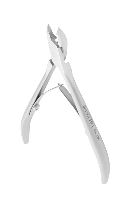 Nagelhautzange STALEKS SMART NS-10-4, Edelstahl, verkürzte Griffe, Klingenlänge 4 mm - Ivaka Store