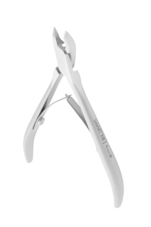 Nagelhautzange STALEKS SMART NS-10-4, Edelstahl, verkürzte Griffe, Klingenlänge 4 mm - Ivaka Store
