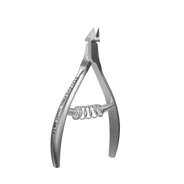 Nagelhautzange STALEKS SMART NS-30-7, Edelstahl, Spiralfeder, Klingenlängen 7 mm - Ivaka Store