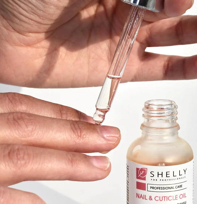 Shelly Nail and cuticle oil with strawberry extract and vitamin E, 3-30 ml - Ivaka Store