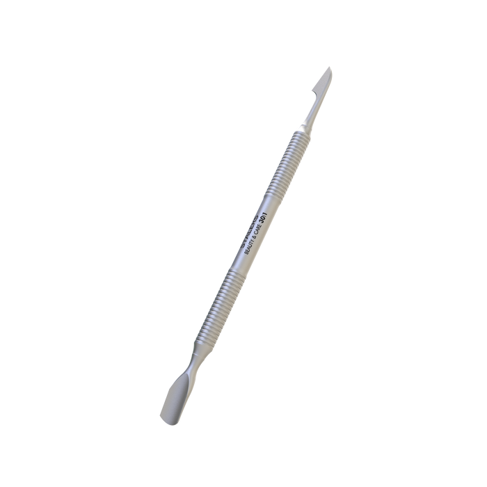 Pusher STALEKS Beauty&Care PBC-30/1 126 mm, Edelstahl, gerundet 7 mm / Beil - Ivaka Store