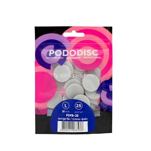 Wechselpads PDFB für Staleks Pododisc, Buffer auf Schaumstoff, verschiedene Durchmesser, Packung 25 Stück - Ivaka Store