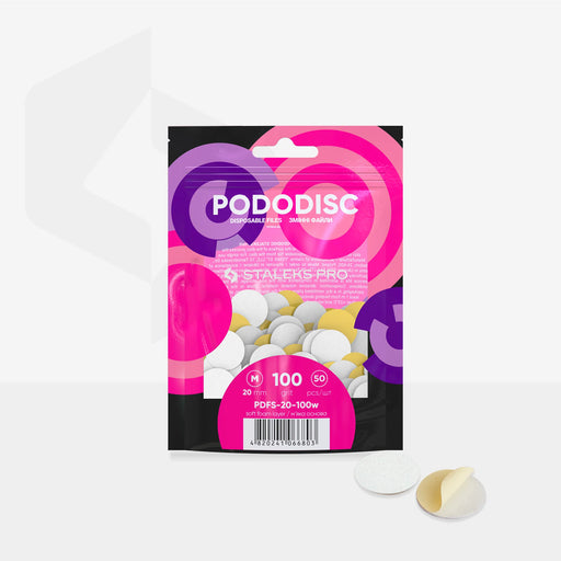 Wechselpads PDFS “soft” für Staleks Pododisc, verschiedene Durchmesser und Körnungen, Packung 50 Stück - Ivaka Store
