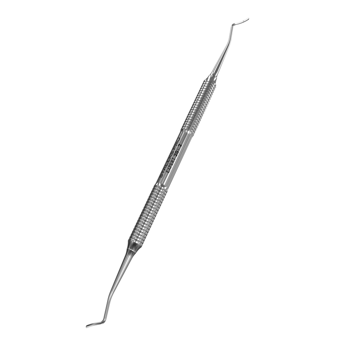 Pediküre-Doppelinstrument Kürette STALEKS EXPERT PE-20/2, Edelstahl - Ivaka Store
