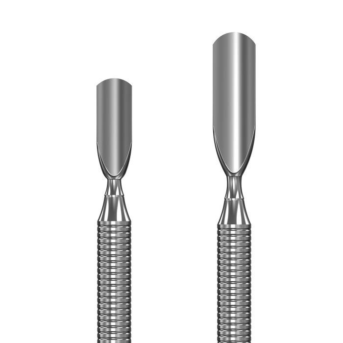 Pusher STALEKS EXPERT PE-30/1, Edelstahl, 156 mm, gerundet breit 9 mm / schmal 7 mm - Ivaka Store