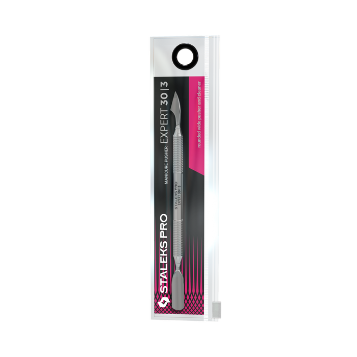 Doppelinstrument STALEKS EXPERT PE-30/3 156 mm, Edelstahl, Pusher gerundet breit 9 mm / Beil - Ivaka Store