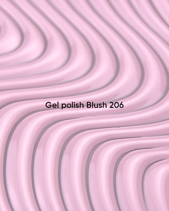 Gel Polish NAILSOFTHEDAY Gel polish Blush-206, 10 ml