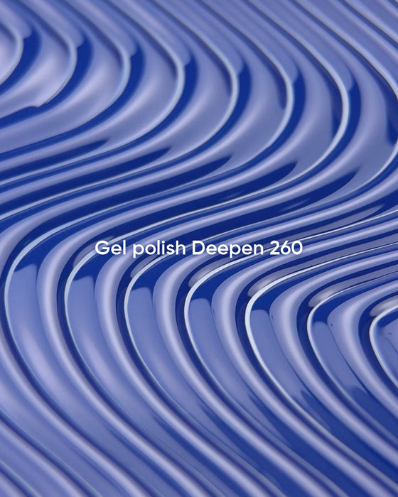 Gel Polish NAILSOFTHEDAY Gel polish Deepen-260, 10 ml