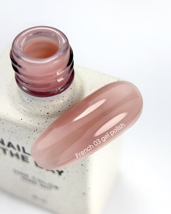 NAILSOFTHEDAY Gel Polish French 03, 10 ml - Ivaka Store