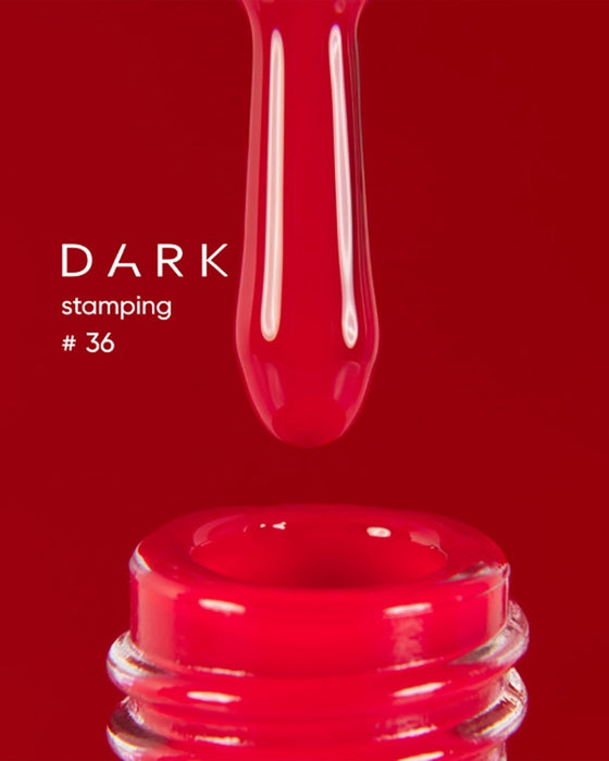DARK Stamping Polish 36 rot, 10 ml