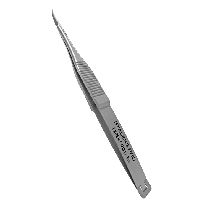 Mikroschere mit Pinzettengriff STALEKS EXPERT SE-90/1, Klinge 15 mm - Ivaka Store