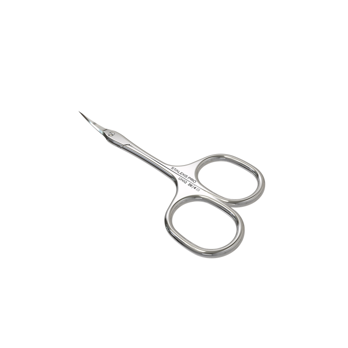 Nagelhautschere STALEKS UNIQ SQ-20/4, asymmetrische Griffe, Klinge klassisch gebogen - Ivaka Store
