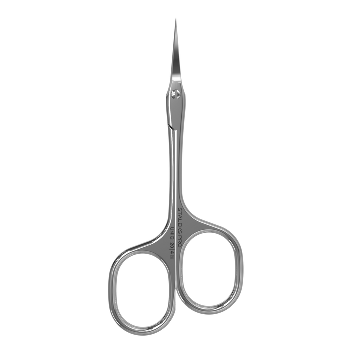 Nagelhautschere STALEKS UNIQ SQ-20/4, asymmetrische Griffe, Klinge klassisch gebogen - Ivaka Store