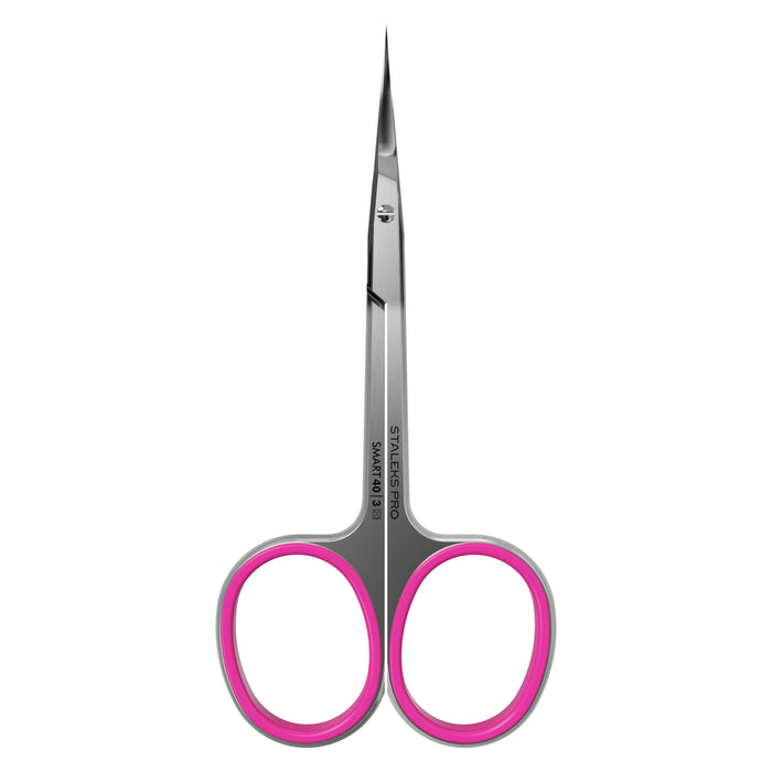 Nagelhautschere STALEKS Smart SS-40/3, klassische Klinge 25 mm, Silikon-Ringe - Ivaka Store