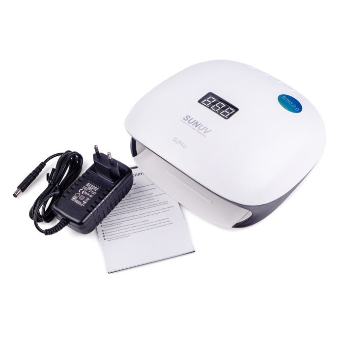 LED/UV Nail Lamp SUNUV SUN4S White/Black 48W