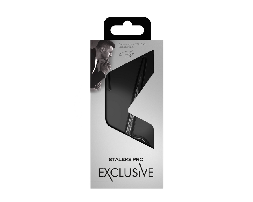 Nagelhautschere STALEKS EXCLUSIVE SX-20/2M, abgeknickte Griffe und klassische Klingenform (Magnolia) - Ivaka Store