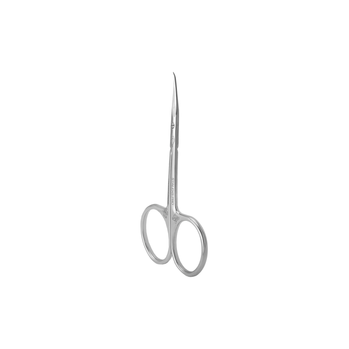 Nagelhautschere STALEKS EXCLUSIVE SX-21/2M, abgeknickte Griffe und Klinge mit Haken (Magnolia) - Ivaka Store