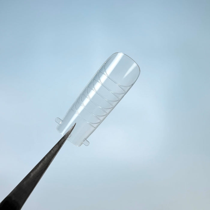 Lunamoon Dual Nail Forms Short Arched Square, 120 pcs - Ivaka Store