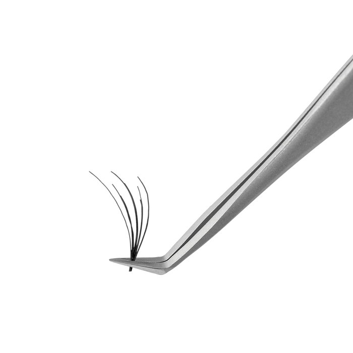 Wimpernverlängerungs-Pinzette STALEKS EXPERT TE-40/2, gebogen L-förmig 70 Grad - Ivaka Store