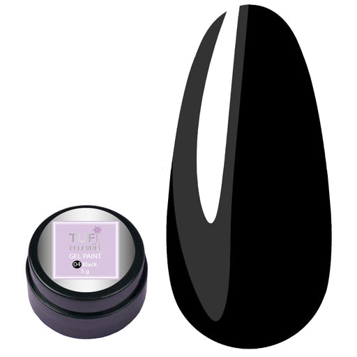Gelfarbe TUFI profi PREMIUM schwarz 5 g - Ivaka Store