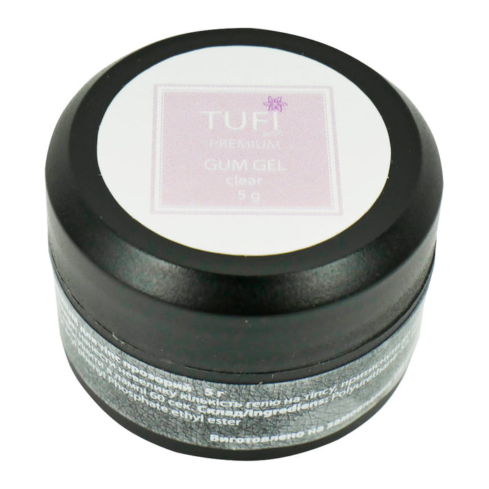 Gum-Gel TUFI profi PREMIUM für Tips, transparent 5 g - Ivaka Store