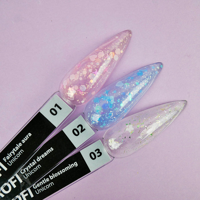 Gel polish TUFI profi PREMIUM Unicorn 02 crystal dreams, 5 ml