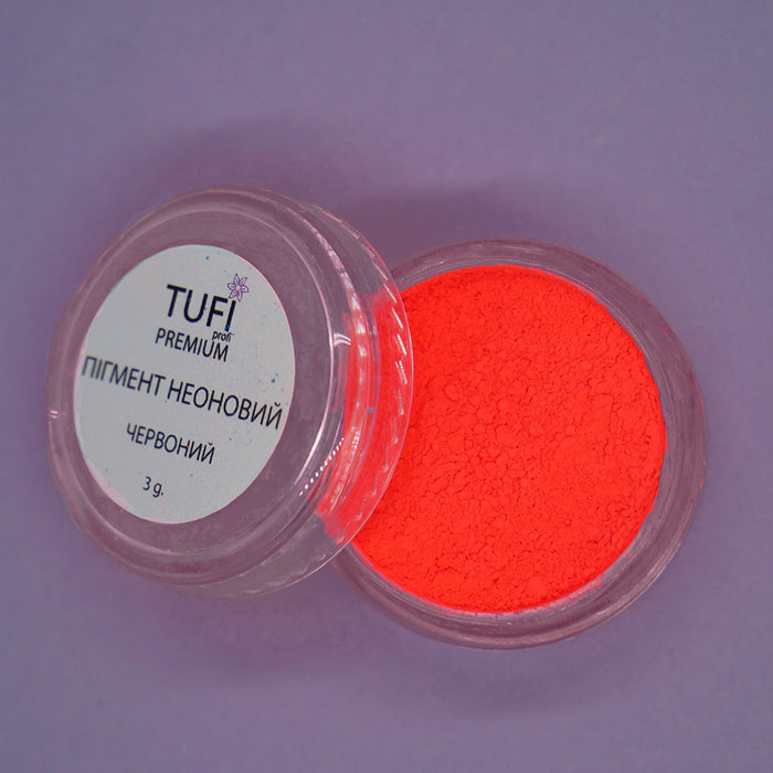 Pigment Pulver TUFI profi PREMIUM Neon Rot 3 g