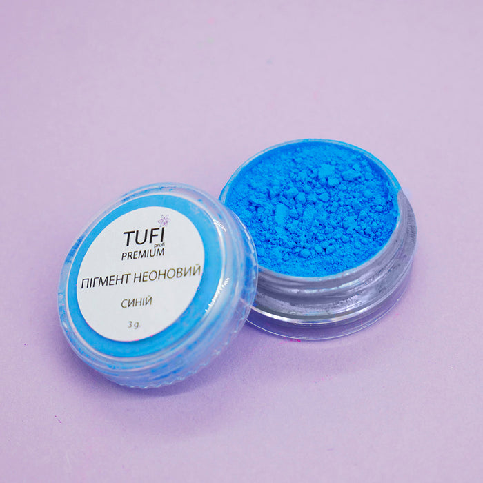 Pigment Pulver TUFI profi PREMIUM Neon Blau 3 g