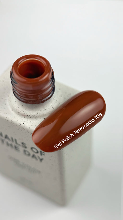 NAILSOFTHEDAY Gel polish Terracotta-108, 10 ml AUTUMN 2025 - Ivaka Store