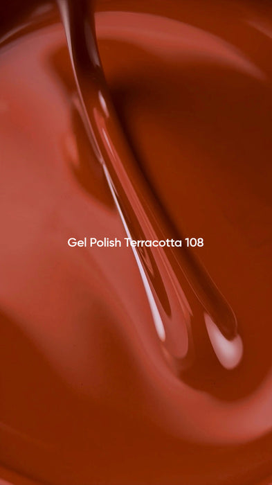 NAILSOFTHEDAY Gel polish Terracotta-108, 10 ml AUTUMN 2025 - Ivaka Store