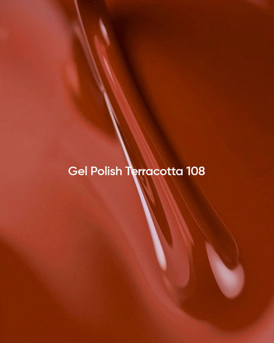 NAILSOFTHEDAY Gel polish Terracotta-108, 10 ml AUTUMN 2025 - Ivaka Store