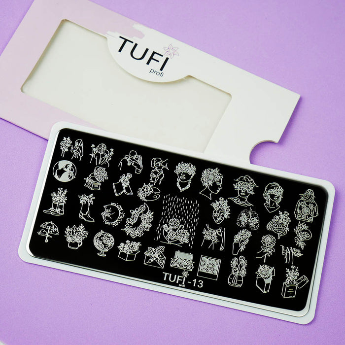 Stamping-Schablone TUFI profi PREMIUM Nr. 13