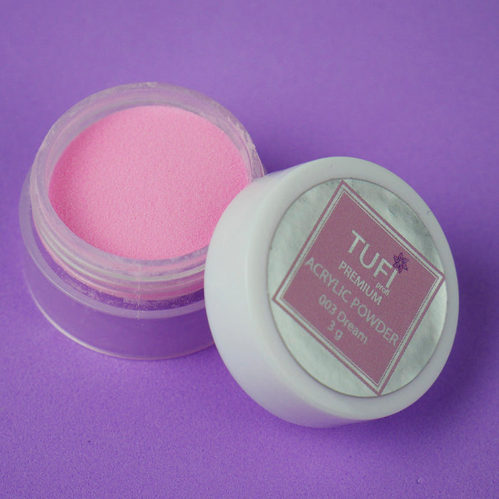 Acrylpulver TUFI profi PREMIUM 003 Dream Pink, 3 g