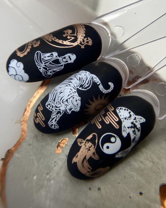 DARK Stamping-Platte 09