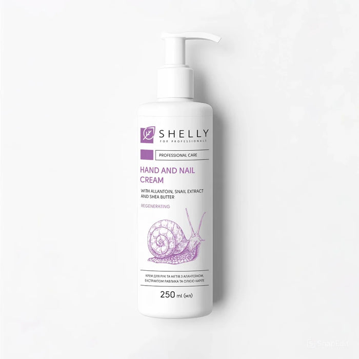 Shelly Cream for hands and nails with allantoin, snail extract and shea butter, 45ml / 250ml / 500ml - Ivaka Store