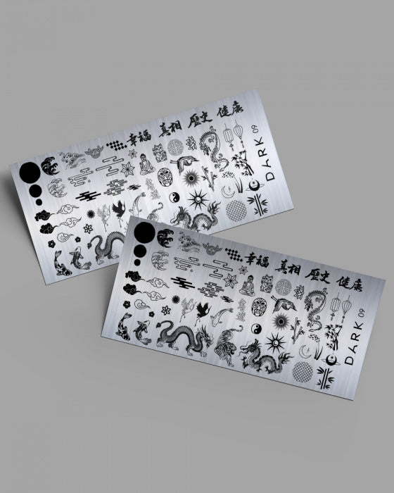 DARK Stamping-Platte 09