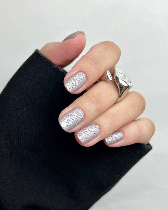 DARK Stamping Polish №03 silber, 10 ml