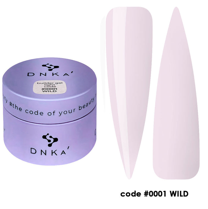 BUILDER GEL LIGHT "DNKa", 30 ml #0001 Wild - Ivaka Store