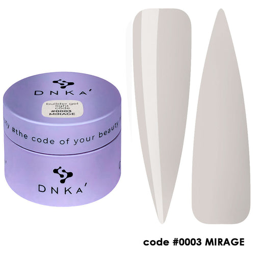 BUILDER GEL LIGHT "DNKa", 30 ml #0003 Mirage - Ivaka Store