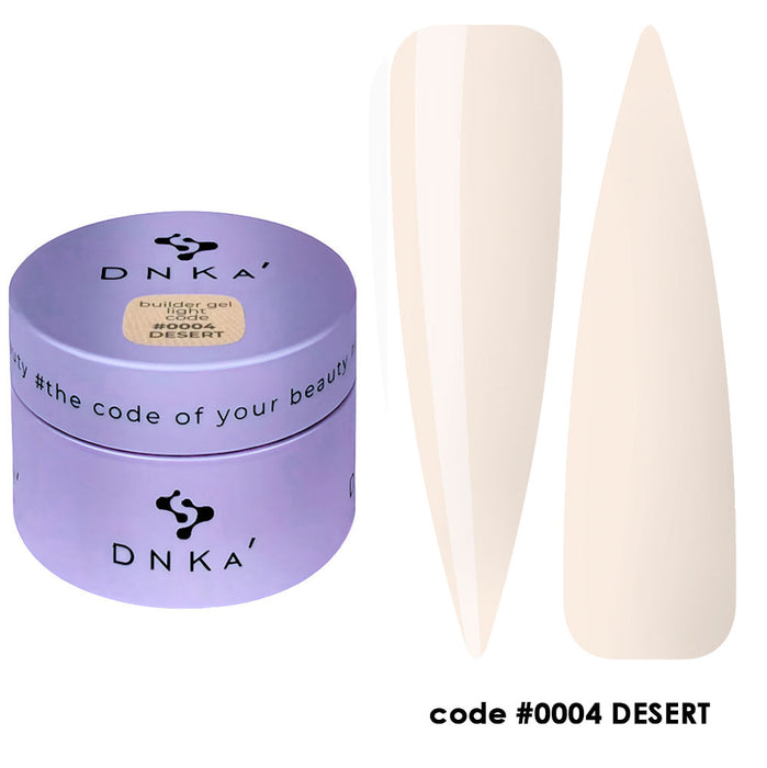 BUILDER GEL LIGHT "DNKa", 30 ml #0004 Desert - Ivaka Store