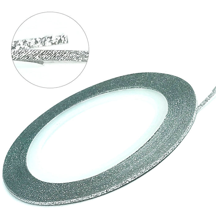 Nagelband TUFI profi PREMIUM silber 1 mm