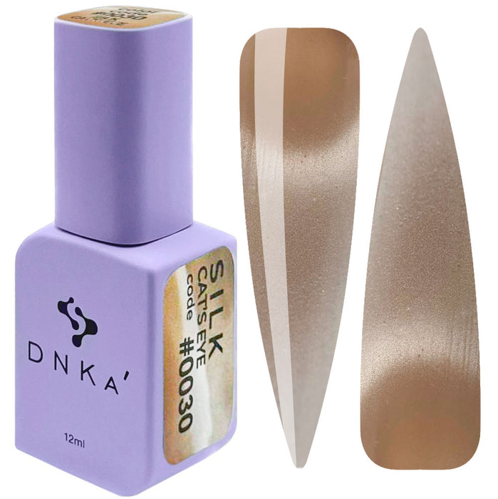 COLOR GEL POLISH CAT`S EYE "DNKa", 12 ml #0030 SILK - Ivaka Store