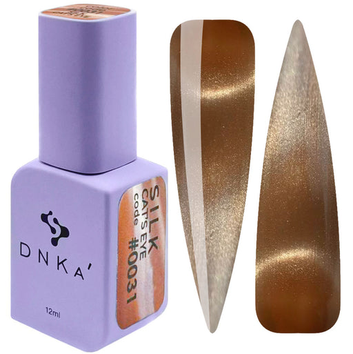 COLOR GEL POLISH CAT`S EYE "DNKa", 12 ml #0031 SILK - Ivaka Store