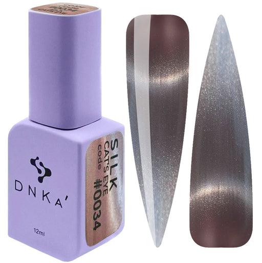 COLOR GEL POLISH CAT`S EYE "DNKa", 12 ml #0034 SILK - Ivaka Store