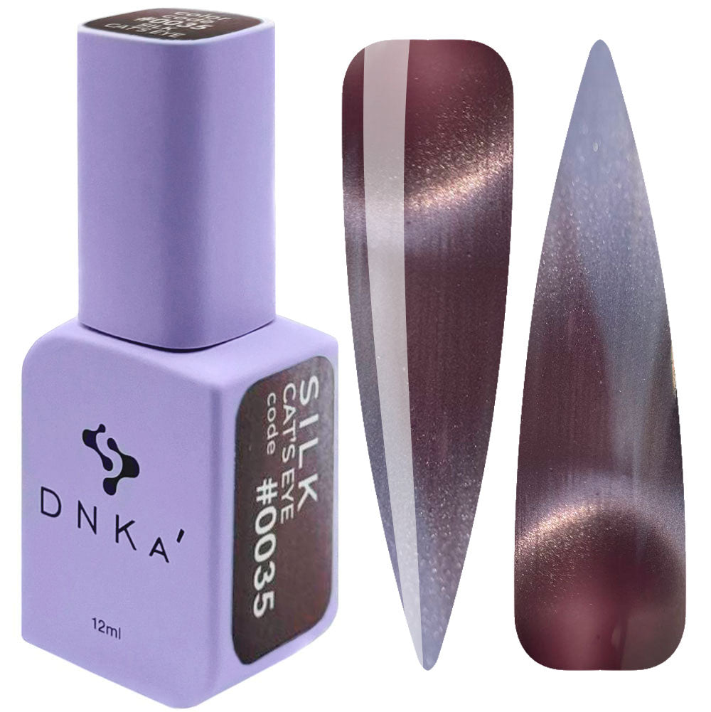 GEL POLISH CAT`S EYE "DNKa" SILK