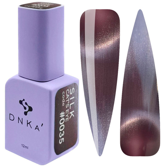 COLOR GEL POLISH CAT`S EYE "DNKa", 12 ml #0035 SILK - Ivaka Store